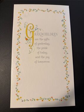 Floral 'Grandchildren' Photo Album